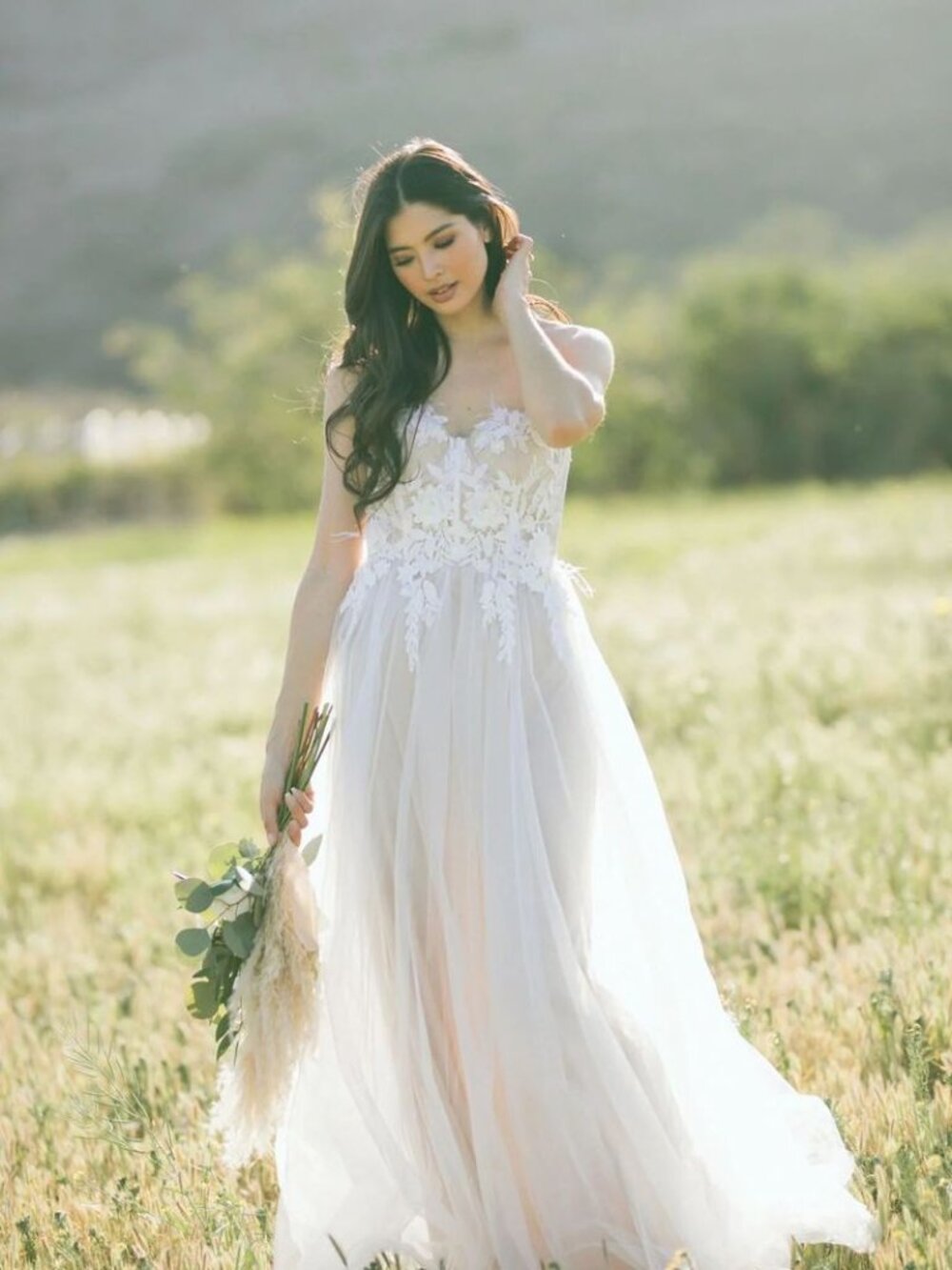 Morning Lavender Tulle Gown